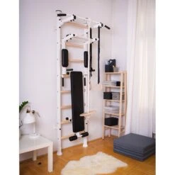 BenchK Sprossenwand Fitness-System "523W + A204" -Filt Wood Verkaufe 300 7903 2