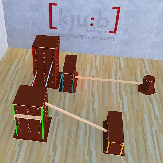 Cube Sports Parkour-Set "S" 4 Cube Sports Parkour-Set "S" – Bild 2