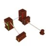 Cube Sports Parkour-Set "S" 1 Cube Sports Parkour-Set "S" -Filt Wood Verkaufe 324 1110