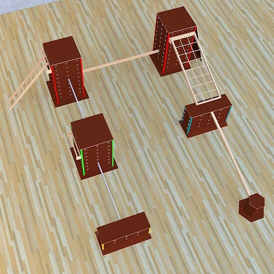 Cube Sports Parkour-Set "M" 5 Cube Sports Parkour-Set "M" – Bild 3