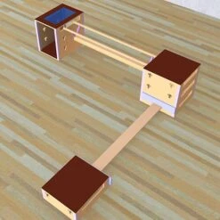 Cube Sports U3 Set "S" -Filt Wood Verkaufe 324 1309 2