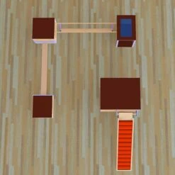 Cube Sports U3 Set "M" -Filt Wood Verkaufe 324 1312 2