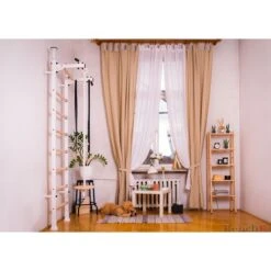 BenchK Sprossenwand Fitness-System "521W + A204" -Filt Wood Verkaufe 328 6308 2