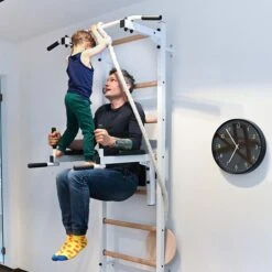 BenchK Sprossenwand Fitness-System "522W + A204" -Filt Wood Verkaufe 328 6409 8