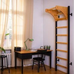 BenchK Sprossenwand "211", Mit Abnehmbarem Klimmzugbügel 12 BenchK Sprossenwand "211", Mit Abnehmbarem Klimmzugbügel -Filt Wood Verkaufe 328 7907 2